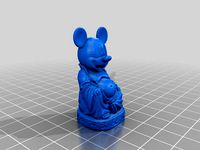 Mickey Mouse Buddha by LeWill
