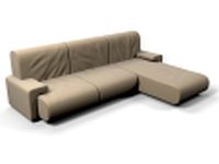 Fabric couch 3D Model