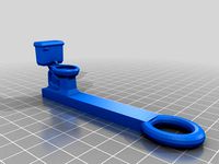 Keychain Fob for Toilet Keys by kdtop3