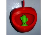 Apple Android Refrigerator Magnet by Timetoprint00