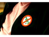 Multi-Color No Snakes in Ireland Pin by MosaicManufacturing