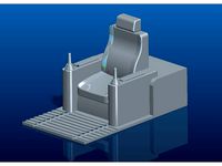 RC construction machine seat by Exocet