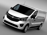 Vauxhall Vivaro 2015 L2H1 3D Model