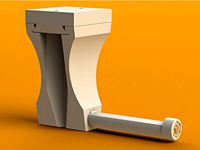 Under Cupboard Detachable Spool Holder by NigelWest