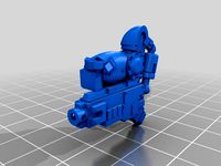 Heavy Bolters and new Helmets for Garin's Centurion by plevragor