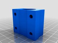 linear bearing holder (like SMA10/SC10) by Niedzwiedz