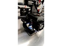 E3D V6 bowden mount for Wanhao Duplicator i3 with cooler and LED lights by Tachion