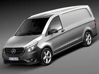 Mercedes-Benz Vito PanelVan 2015 3D Model
