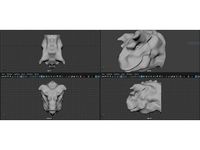 Carnotaurus Head coat hook or decorative mount by MachuPeaches