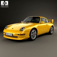 Porsche 911 Carrera RS Clubsport 993 1995 3D Model