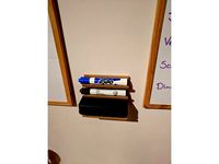 Whiteboard pen and eraser wall mount by jpjodoin
