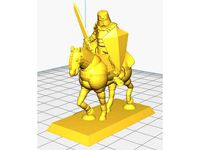 Knight on horseback by Ottar