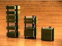 Scaleable CD Rack by dominofreak