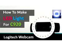 Webcam(C920) LED Ring Light DIY by EunchanPark