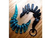 Pangolin - Keychain by ADAMSYKESDESIGN
