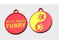 Furry Badge / Born again Furry by Duckland