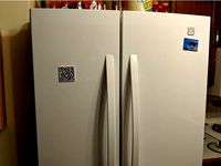 QR Code magnet - use for guest wifi access - parametric / openscad  by adcurtin