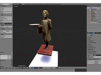 Bob the Butler Fancy Sculpture Sims 4 by Illium03