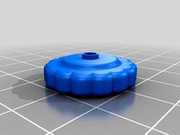 Wanhao Duplicator i3 Plus Bed Level Thumbwheel by jbucklew