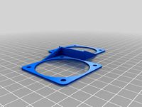Anycubic i3 mega - board fan mount for 2 silent fans by pantaneon