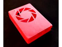RaspberryPi 3 case with large aperture logo, no screws by vanilla_thunder