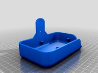 Soap box remix, Mounting on Wall 25mm apart holes, 4mm holes. by phin13th
