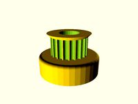 ORAC Lathe Spindle Stepper Pulley by cilynx