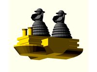 Parametric Mississippi Queen Ship by Bikecyclist