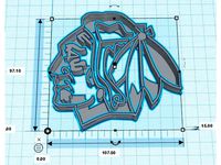 Blackhawks Cookie Cutter Set by TeamOliva