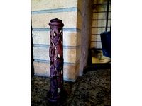 Incense enclosure column by Fickus