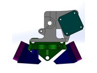 Lulzbot Mini Extruder v2.1 dual fan modification by juholga