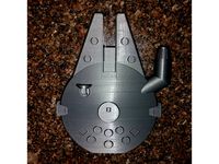 Millennium Falcon Phone and USB holder by Houdini141