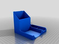 MIssile Badge Print in place Desk Caddy by totaleklypz