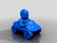 SpaceX's Starman desk toy REPAIRED Base and Starman by kuthedk