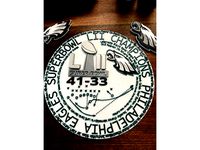 Philadelphia Eagles Superbowl Plaque by zavoid