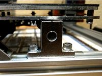 Low-profile print bed LM8UU holder by kedibekar3D