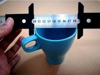 Caliper for steel rule by iontibon