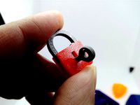 minimal mini lock with working mechanism and key by RaffoSan