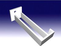 Cable guide bracket for the ANET A6 by wdevaal