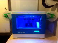 External Filament Spool Holder for Flashforge Inventor 3D Printer by JNJLabbe