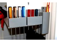 Small screwdrivers racking by RockPrint3D