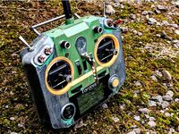 FrSky Taranis QX7 raised gimbal ring mod. esp for flying pinch by aagarmon