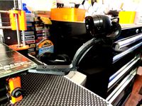 Prusa i3 MK2S - Logitech C270 camera Heat Bed Adjustable by BaudlerArtDesign