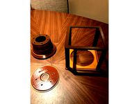 Lithophane Cube remixed - best lithophane lamp - small remix to fit IKEA generic cables  by adip