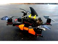 Shark Fin for Babyhawk R by KwadDojo