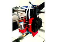 Ultimaker 2 E3D Chimera mount by FranB