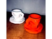 Saucer (Crushed Espresso cup) by Antonin_Nosek