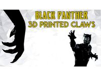 Black Panther 3D Printed Claws by prajjwalnag