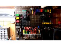 Pegboard collection square hole wall hooks by TFKKillermatrix