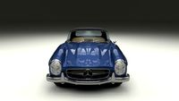 Mercedes 300SL Roaster Top 3D Model